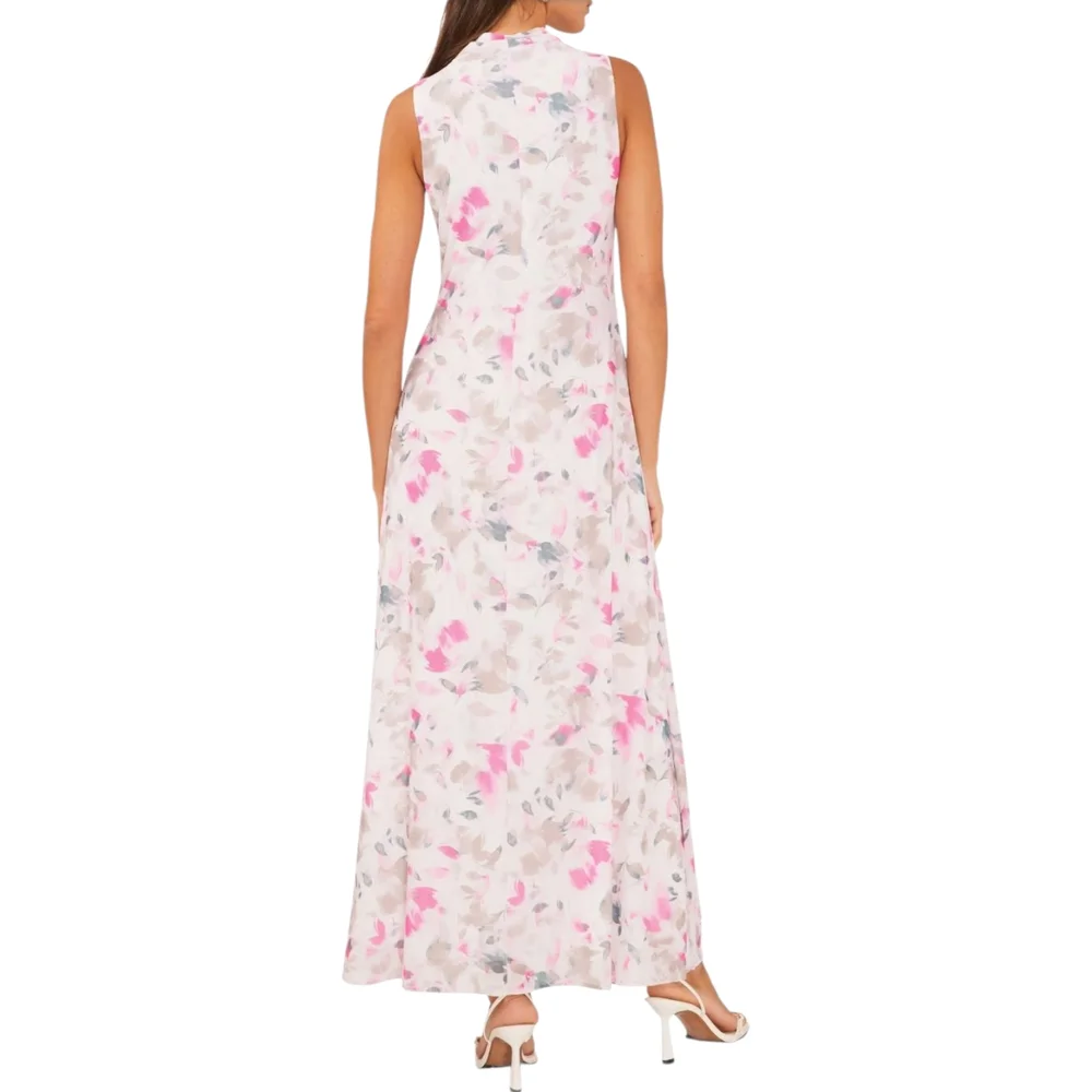 Vince Camuto Women's High Neck Sleeveless Maxi Dress – Floral, Size S - Picture 5 of 6